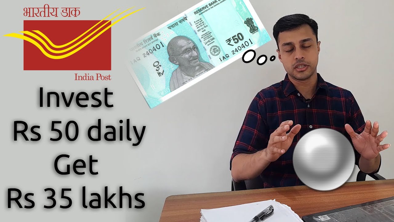 Post Office Scheme: Save ₹50 Daily and Get ₹35 Lakh Return Know Full Details